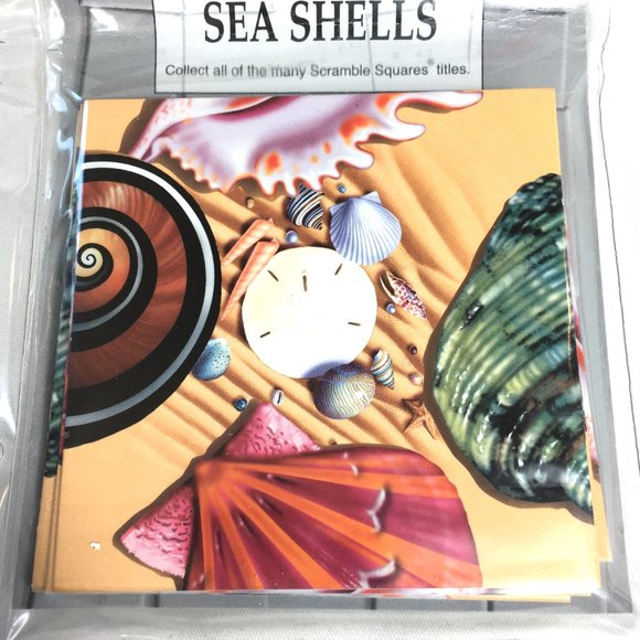 Scramble Squares Sea Shells 9 Pc Puzzle - Picture 3 of 7